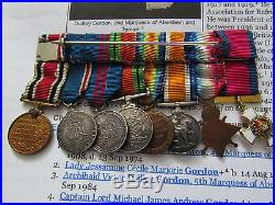 Ww1 Lieutenant-Colonel Gordon Gordon Highlanders medal group (Awarded DSO)