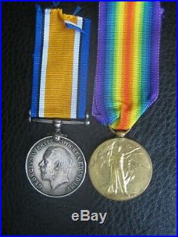 Ww1 Medal Pair To Sopwith Camel Fighter Pilot Ace
