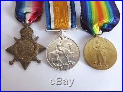 Ww1 Medal Trio Leicestershire Regiment Pte O Davie