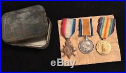 Ww1 Ramc Medal Trio. Gallipoli Cwgc Casualty 1918, House Clearance. Lot