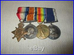 Ww1 Royal Navy Medal Group & Ephemera