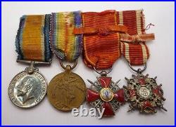 Ww1 Russia Order Of Saint Stanislaus & Anna Miniature Medal Group Of 4