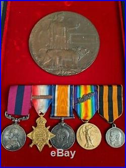 Ww1 Somerset Light Infantry Double Gallantry Kia Casualty Medals