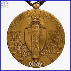 Ww1 U. S. Navy Victory Medal Escort Clasp Bar Battle Star Wwi Great War