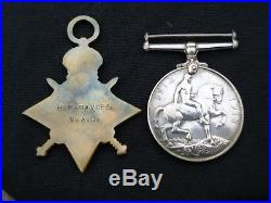 Ww1 V. A. D. Nurse 1914-15 Star And Bwm Medals To H. E. Davies Served Egypt