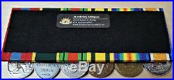Ww1 & Ww2 Territorial Rsm Royal Artillery Medal Group 128087 Williams