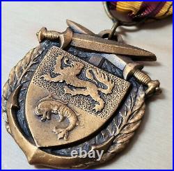 Ww2 1940 Dunkirk Association War Service Medal British French Belgium Army Navy
