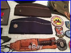 Ww2 Air Corp-air Force Pilots Collection Name To Colonel -knife, Wings, Medals
