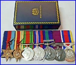 Ww2 And Malaya Medals 816970 Warrant Officer Whitham Royal Artillery Signals