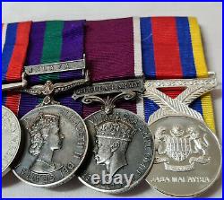 Ww2 And Malaya Medals 816970 Warrant Officer Whitham Royal Artillery Signals