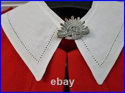 Ww2 Australia Army Red Nurse Cape Rising Sun Badge Set Named & Medals