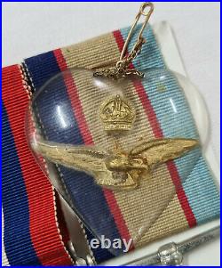 Ww2 Australian Air Force Flt Lt 406170 Allingham Pacific New Guinea Medal Badge