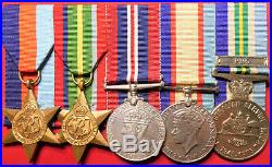 Ww2 Australian Army Medal Group Of 5 Qx33860 Pacific New Guinea