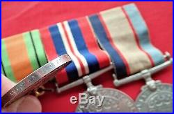 Ww2 Australian Army Medical Corps Group Of 4 Medals Nx30762 Garden & Rsl Badge
