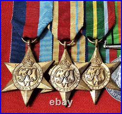 Ww2 Australian North Africa & Pacific Medal Group Wx8762 Johnston Tobruk Anzac