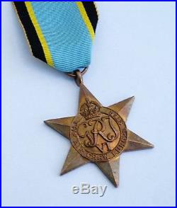 Ww2 British Air Crew Europe Star Medal 100% Original