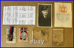 Ww2 British Pow Medal Group Stalag 18a Box Medals, Certificate & Photo