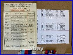 Ww2 British Pow Medal Group Stalag 18a Box Medals, Certificate & Photo