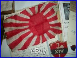 Ww2 Burma Star Medal Group, Photos, Letters Paperwork Badges Jap Souveniers