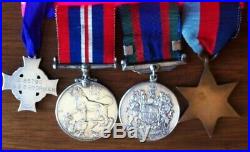Ww2 Cpl Ags Boorman D95790-39/45 Star, Canadian Volunteers, War Medal &death Cross