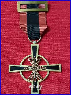 Ww2 Era Spain Order Of The Yoke & Arrows Medal Knights Grade Franco Dictatorship