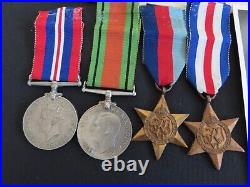 Ww2 Fighter Command Medals, Epaulette & Photographs To 151667 F/o H D Richards