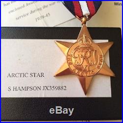 Ww2 Genuine Mint Condition Offical Issue Arctic Star Medal