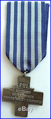 Ww2 German Holocaust Concentration Camp Auschwitz Survivor Medal + ID Juden Jude