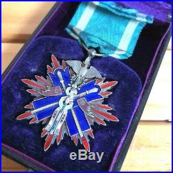Ww2 Japanese Medal Golden Kite 5th Class Badge Army Navy Japan Order War Wwii