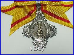 Ww2 Japanese Medal Order Of The Precious Crown 8th Class Silver Gold Wwii Japan