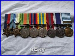 Ww2, Korea, Coronation & Lsgc 8 Medal Group To Csgt Platt Royal Marines