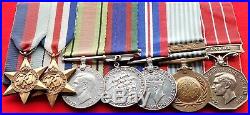 Ww2 & Korea Royal Canadian Engineers Group Of 7 Medals To Sf 25369 Mosher