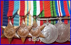 Ww2 & Korean War British Army Medal Group Of 7 To Royal Artillery