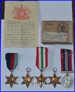 Ww2 Medal Group Group Captain Raf Awarded Obe For France 1940 & MID