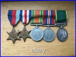 Ww2 Medal Group Kent Fortress Re Operation XD + War Diary