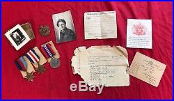 Ww2 Medal Group Normandy Invasion R. E. Bridging Troops, VIII Corps Caen Etc