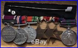 Ww2 Medal Group Served With 2nd Durham Light Infantry France Dunkirk 1940