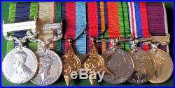 Ww2 Medal Group With Two Pre War India General Service Medals & Ls&gc, Signals