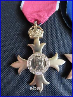 Ww2 Mercantile Marine Killed In Action Medals Capt George O. B. E From Fishguard