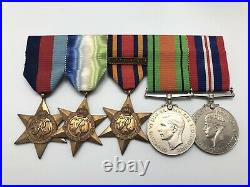 Ww2 Navy Photo Album With Medals Burma Star Pacific Clasp