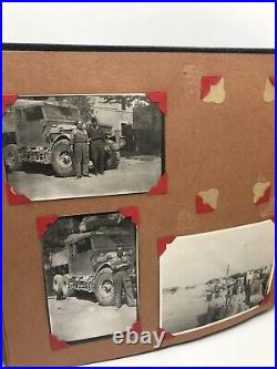 Ww2 Navy Photo Album With Medals Burma Star Pacific Clasp