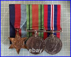 Ww2 Original British Medal Group Court Mounted