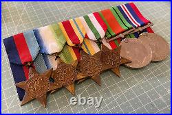 Ww2 Original Medal Group Court Mounted