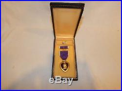 Ww2 Purple Heart With Medal And Box. Free Shipping