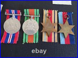 Ww2 Raf Boxed Group Of Medals Awarded To L. A. C. J Gordon Of Ruchill, Glasgow