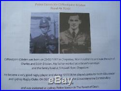 Ww2 Raf Casualty Medals, Clifford John Dibden, Spitfire Pilot, 92 Sqn, From Chepstow