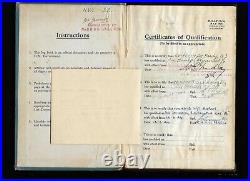Ww2 Raf Logbook 44 Squadron Bomb Aimer Medals, Patches 24 Ops