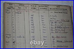 Ww2 Raf Logbook Halifax Wing Commander A. G. T. James 578 And 10 Sqn Named Medal