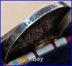 Ww2 Royal Marine Long Service Medal Group E C Newman New Zealand Naval Service