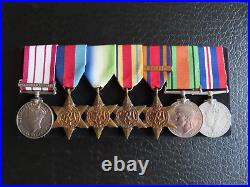 Ww2 Royal Navy Palestine 1936-39 Group Of Medals To P A D Smith From Northampton